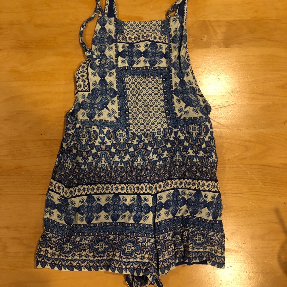 Printed Romper